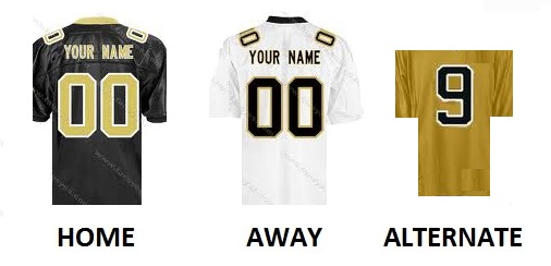 (image for) NEW ORLEANS Pro Football Number Kit